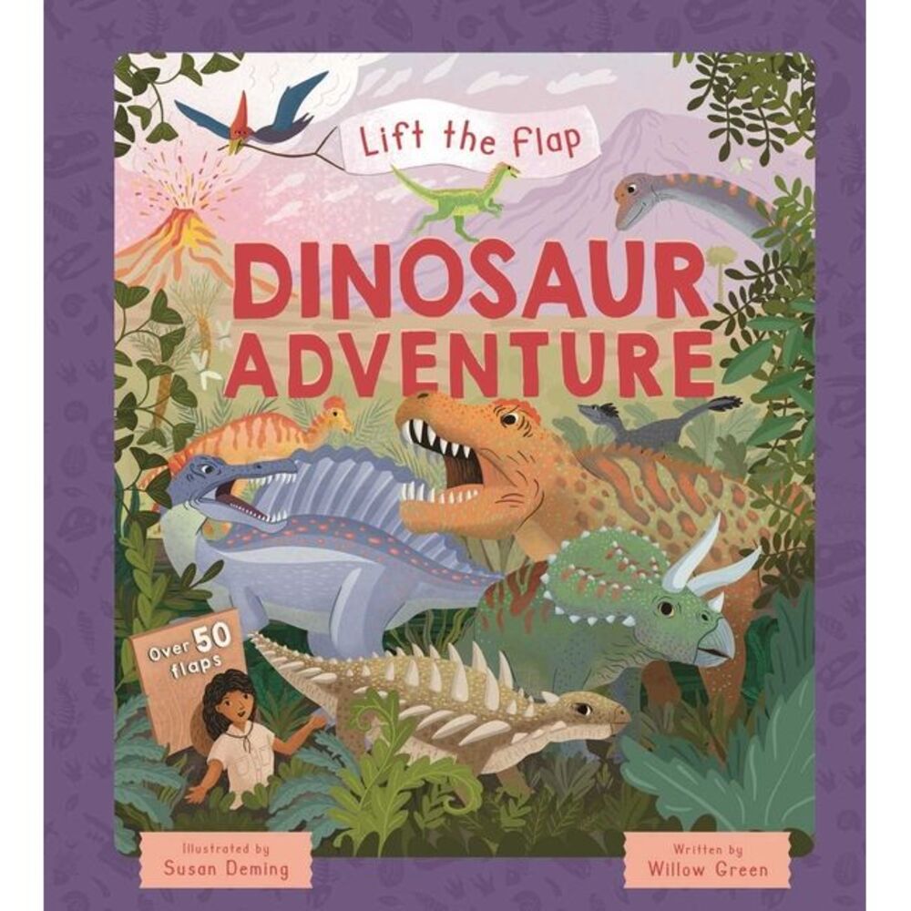 Lift-The-Flap Dinosaur Adventure: With Over 50 Flaps -- Igloobooks